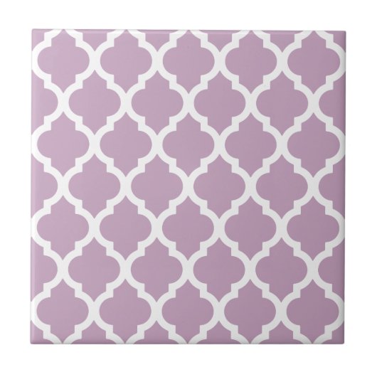 Carreau Trellis Marocain En Tile Rose Mauve (Devant)