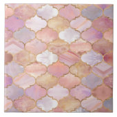 Carreau Trellis marocain Pastel Textures minérales (Devant)