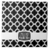 Carreau Trellis Marocains (Argent) (Monogramme) (Devant)