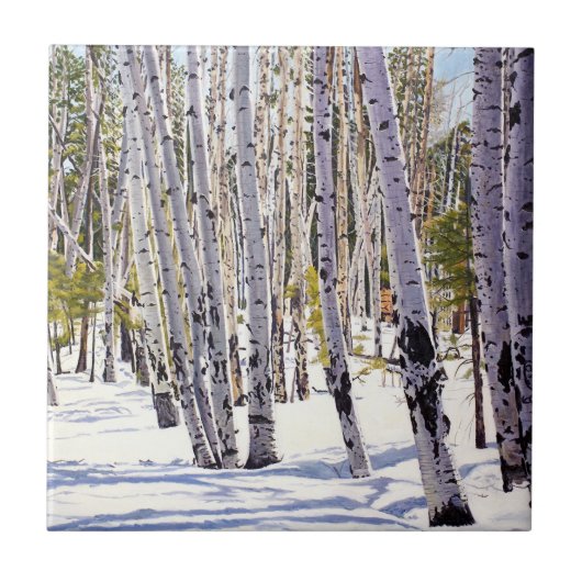Carreau Trembles dans la forêt (Devant)