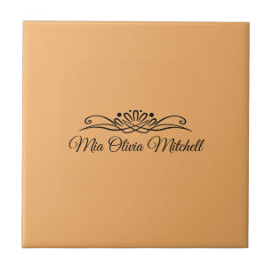 Carreau Trend Color - Soft Orange Name Carrelage en cérami