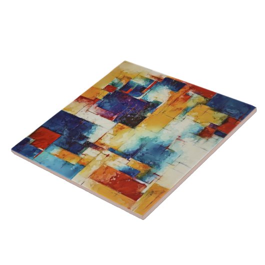 Carreau Trending Abstrait Peinture Art M1 Carrelage en cér (Côté)