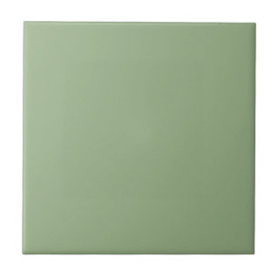 Carreau Trendy - Carrelage en céramique vert-gris doux