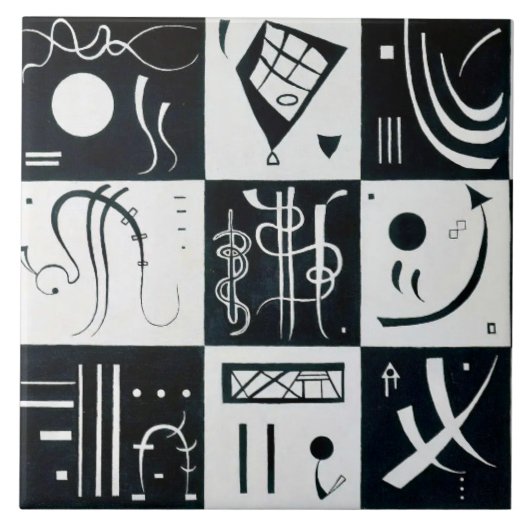 Carreau Trente, Abrégation Biomorphique - Kandinsky (Devant)
