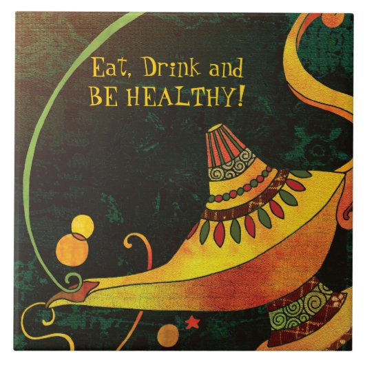 Carreau Trépied domestique de déesse d'imaginaire magique (Devant)