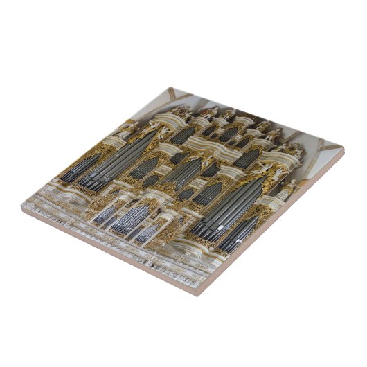 Carreau Trépied d'organe de tuyau de Merseburg (Côté)