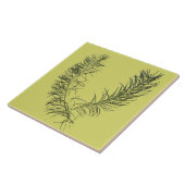 Carreau Trésor de l'été sur un carrelage en céramique - B (Côté)