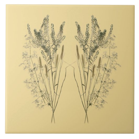 Carreau Trésors texturaux de l'été sur un carrelage en cér (Devant)