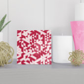 Carreau Triangles géométriques modernes Magenta Rose