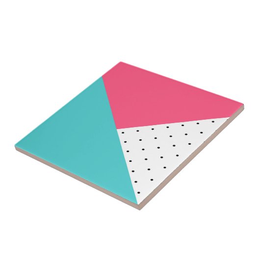 Carreau Triangles Motif Abstrait (Côté)