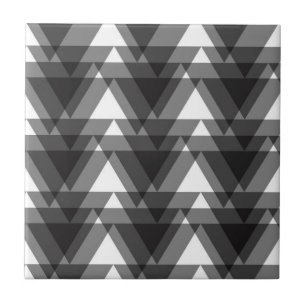 Carreau Triangles transparents gras, simples, modernes, ur