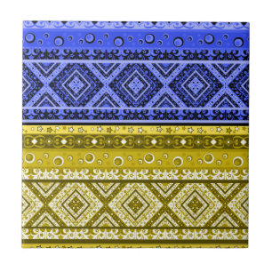 Carreau Tribal ethno boho ornementale traditionnelle ornem