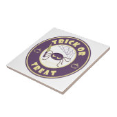 Carreau Trick ou traiter l'araignée halloween style Starbu (Côté)