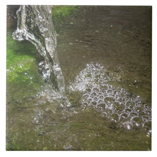 Carreau Trickling Cascade Bubbling Water Tile (Devant)