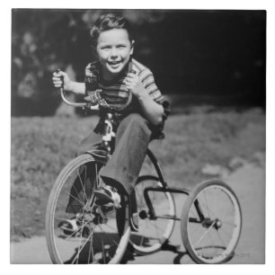 Carreau Tricycle d'équitation de garçon