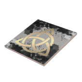 Carreau Trinity Knot Celtic Dark Nuages Sky (Côté)