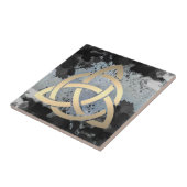 Carreau Trinity Knot Celtic Dark Nuages Sky (Côté)