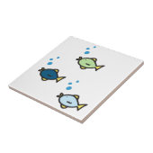 Carreau Trio de poissons (Côté)