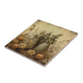 Carreau Trio de sorcières gothiques antiques Roses d'autom (Côté)