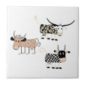 Carreau Trio de vache (Devant)