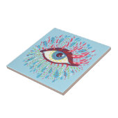 Carreau Trippy Oye Psychedelic Art (Côté)