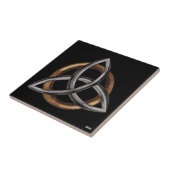 Carreau Triquetra (Brown/Argent) (Côté)