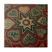 Carreau Trivet/Carrelage 'Coeurs Rustiques' (Devant)