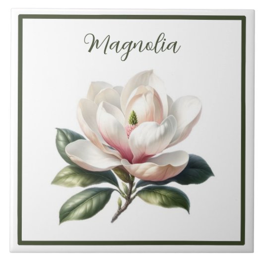 Carreau Trivet - Magnolia (Devant)