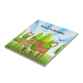 Carreau Trivet/modèle de tuiles, prêt à customiser (Côté)