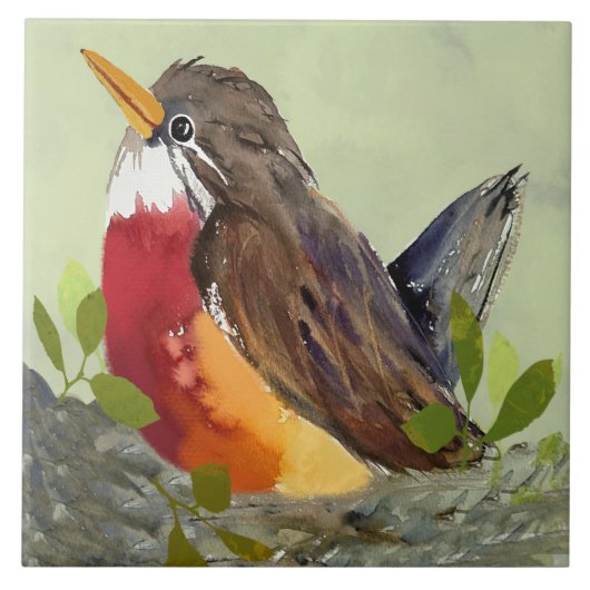 Carreau Trivet Robin Nesting (Devant)