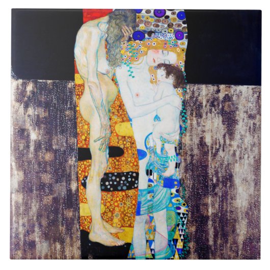 Carreau Trois ans de vie, Gustav Klimt (Devant)