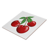 Carreau Trois Cerises Fruites Rouges (Côté)