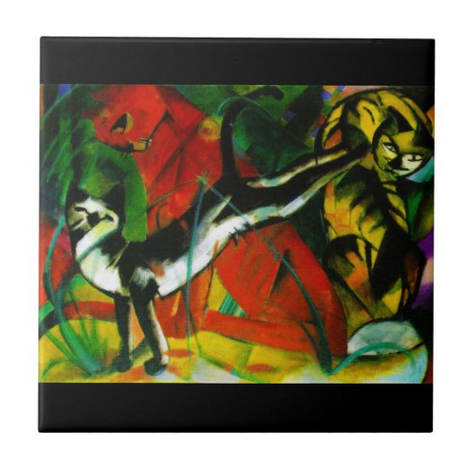 Carreau Trois chats (Devant)