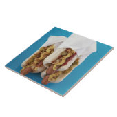 Carreau Trois hot-dogs en petits pains (Côté)