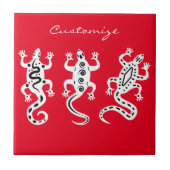 Carreau Trois Lizards Thunder_Cove style sud-ouest (Devant)