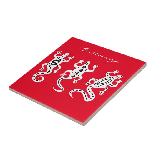 Carreau Trois Lizards Thunder_Cove style sud-ouest (Côté)