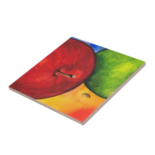 Carreau Trois pommes (Côté)