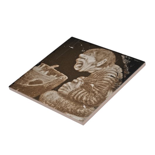 Carreau Troll avec Cauldron géant (Côté)