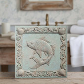 Carreau Trompe L'oeil Marine Life Fish ID1190f