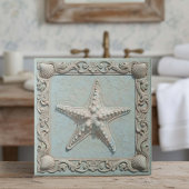 Carreau Trompe L'oeil Marine Life Starfish ID1190h