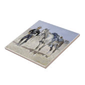 Carreau Trooper des Plaines par Frederic Remington (Côté)