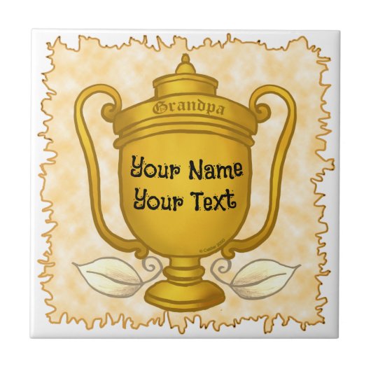 Carreau Trophée Grandpa golf (Devant)