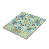 Carreau Tropical Ethnic abstrait céramique motif (Côté)