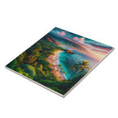 Carreau Tropical Maui Island Paradise (Côté)