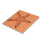 Carreau Tropical Starfish Orange (Côté)