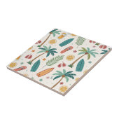 Carreau Tropical Summer Beach Pattern (1) (Côté)