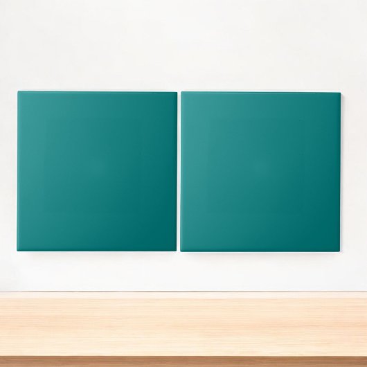 Carreau Tropical Turquoise minimaliste Printemps & Été