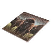 Carreau Troupeau de buffles (Côté)