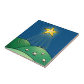 Carreau Troupeau des moutons sous l'étoile de Noël (Côté)