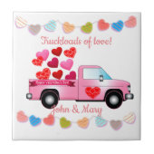 Carreau Trucload of Love ! Personnalisé (Devant)